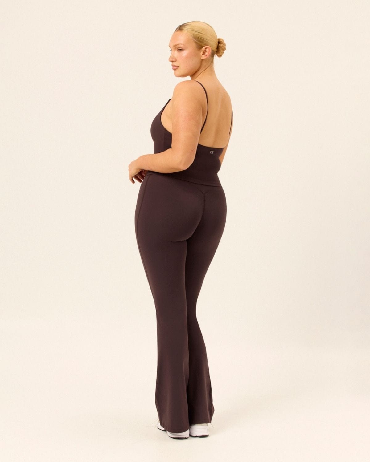Form Invisible Scrunch Flare Leggings Tall | Espresso