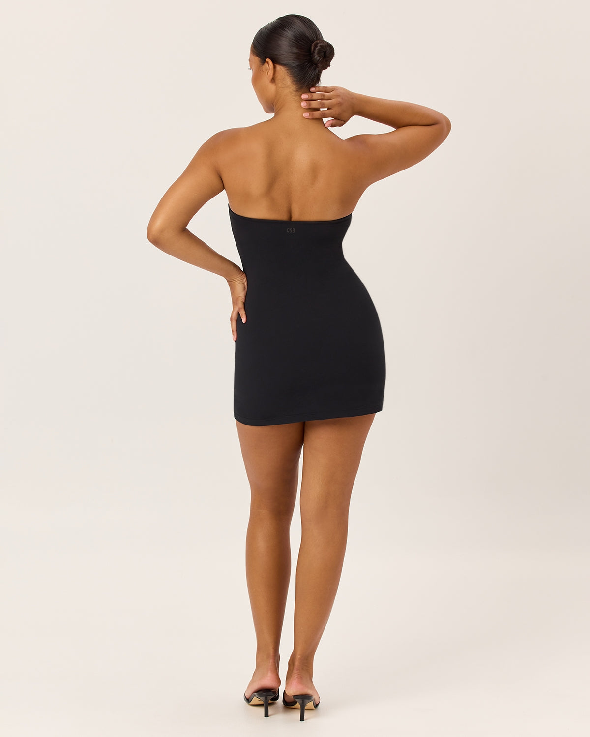 Form Strapless Mini Dress | Black