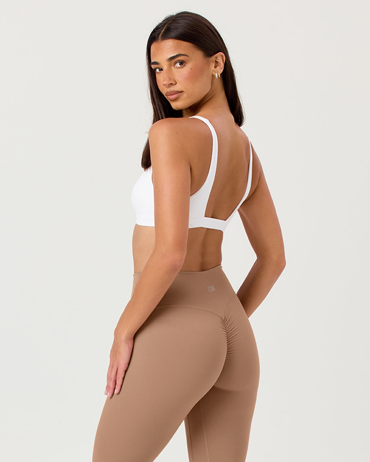 Freedom Contour Crop | White