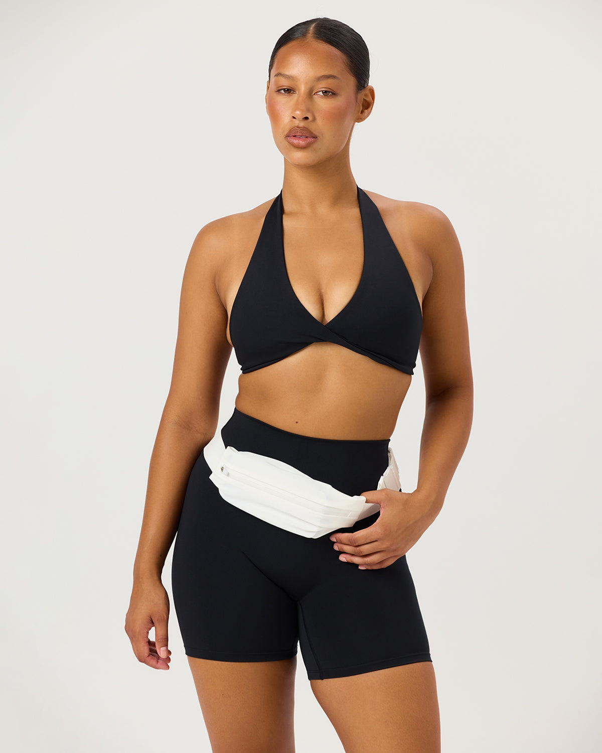 Slim Run Belt Bag | White