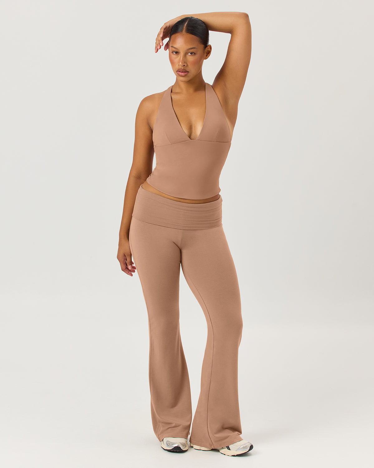 Jersey Flare Pant | Toffee