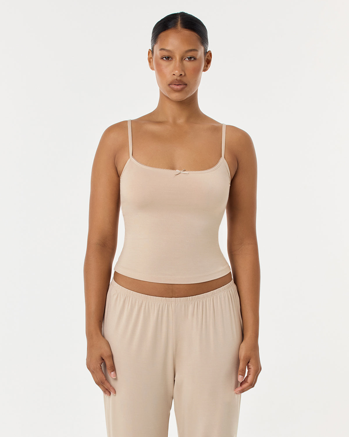 Picot Sleep Tank | Teddy