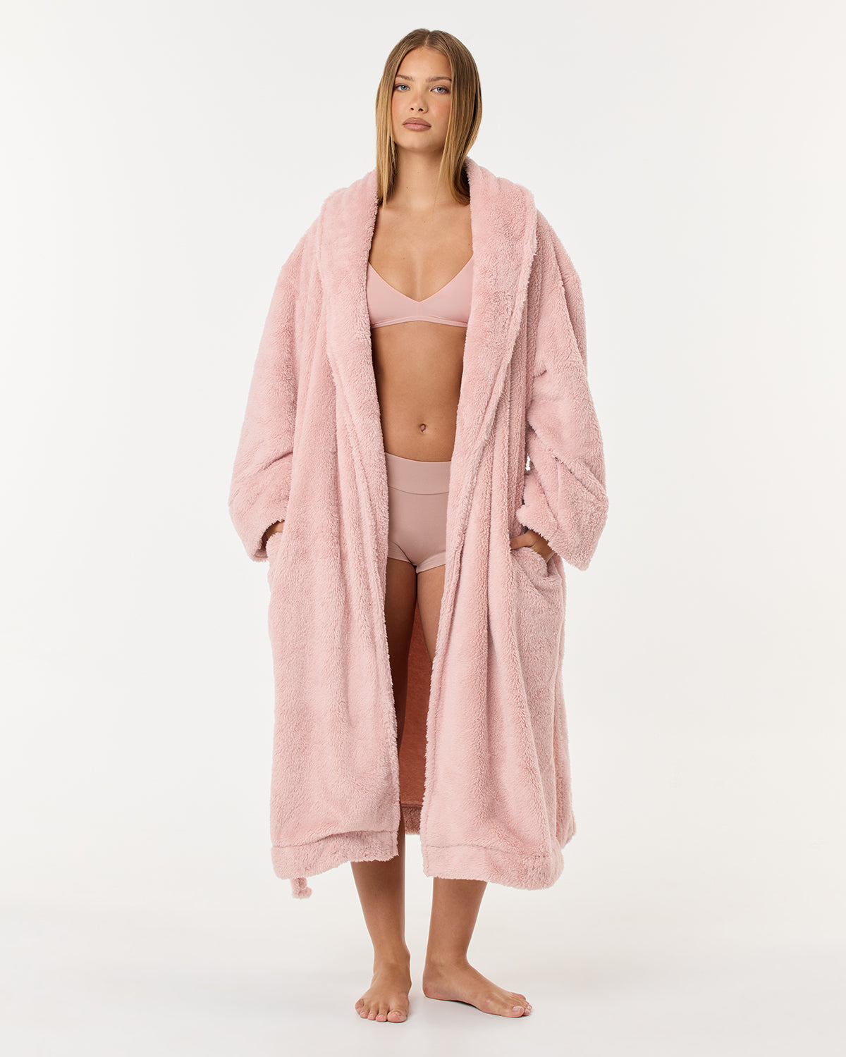 Teddy Robe | Blush