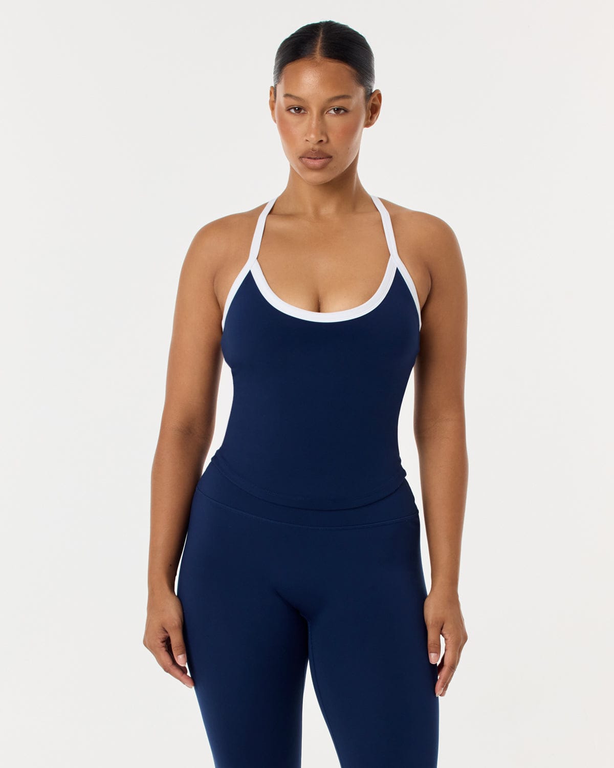 Serenity Soft Camille Tank | Navy Two Tone