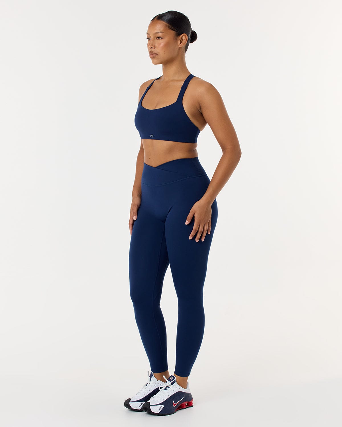 Serenity Crossover Leggings | Navy