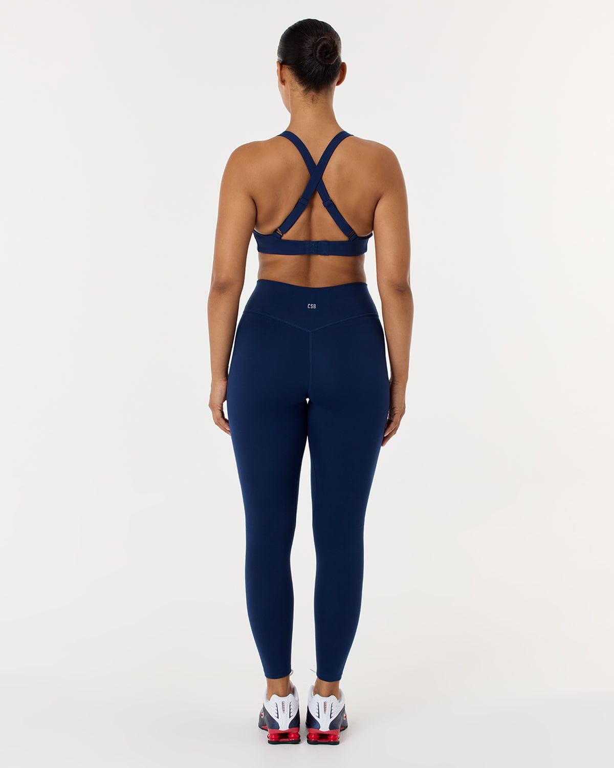Serenity Crossover Leggings | Navy