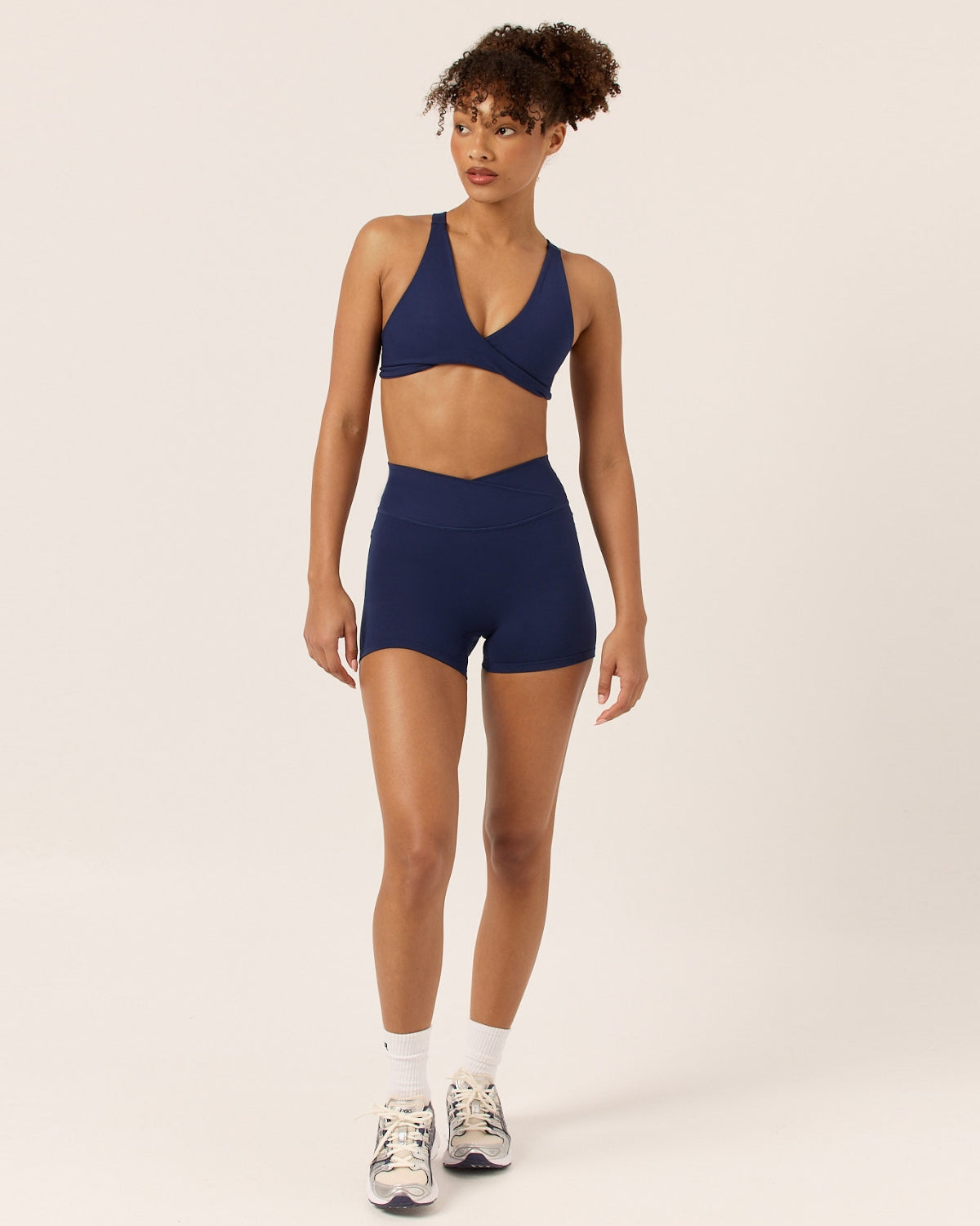Serenity Crossover Shorts 4" | Navy
