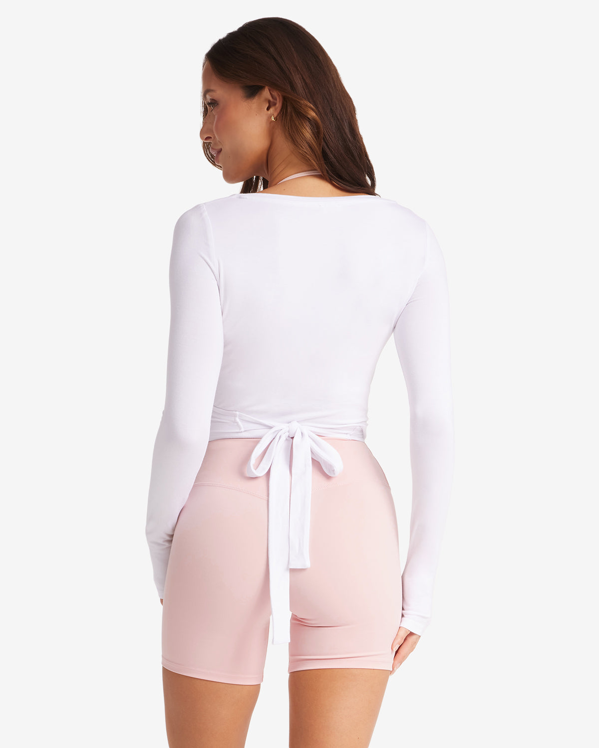 Ballet Wrap Top | White