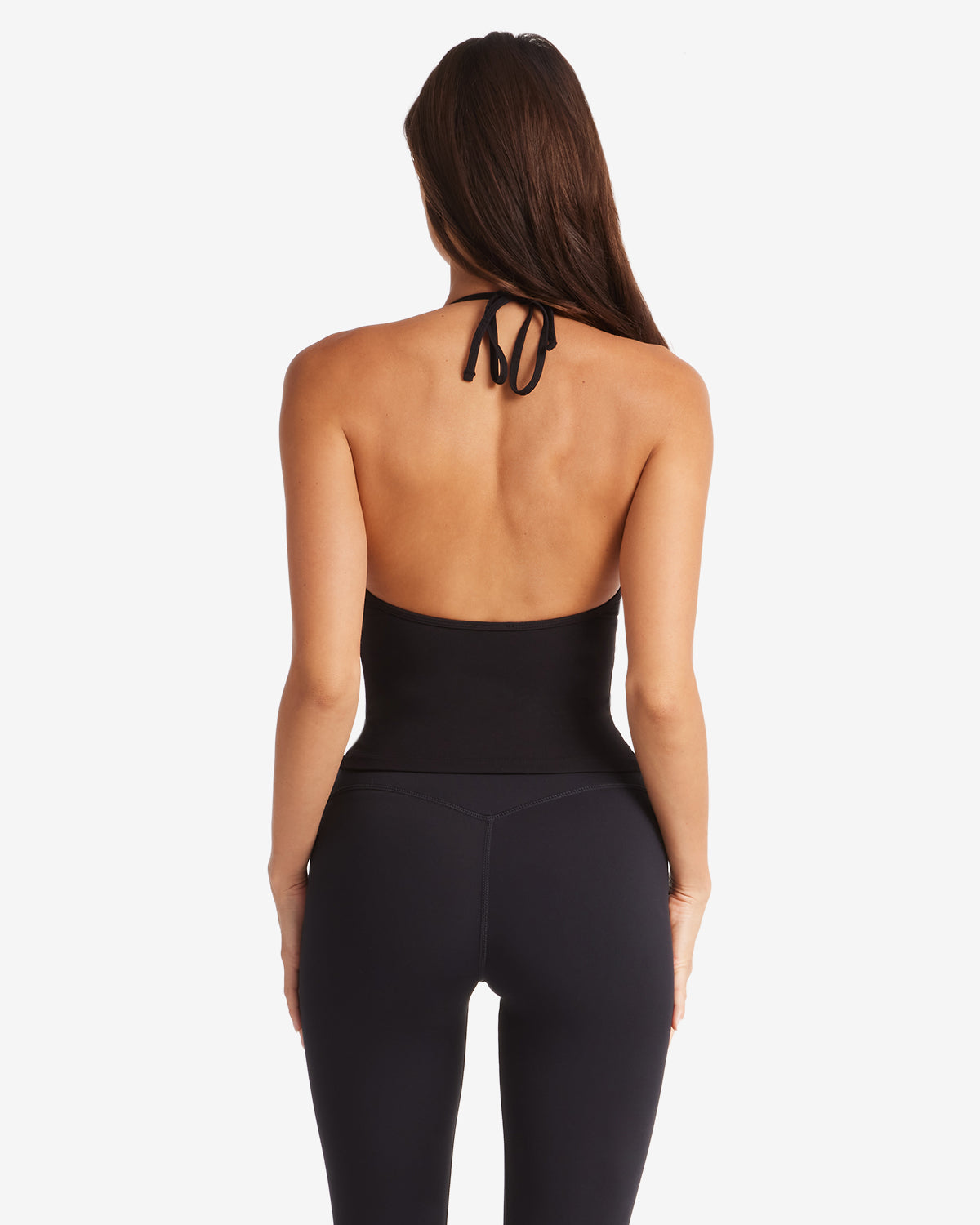 Halter Tie Tank | Black