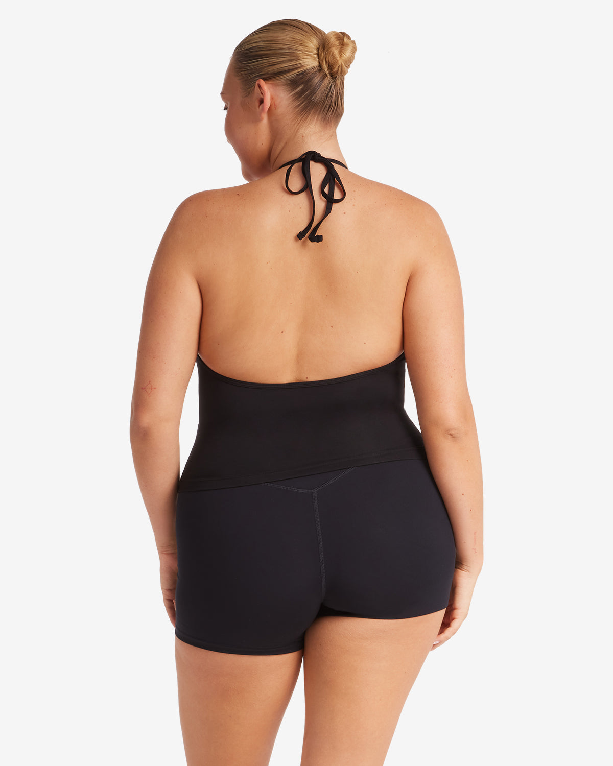 Halter Tie Tank | Black