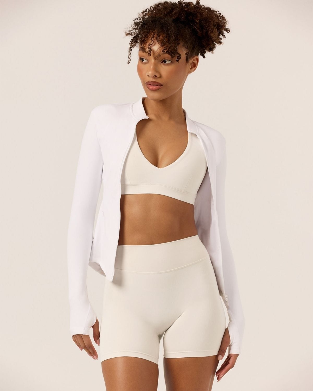 Freedom Longline Contour Jacket | White