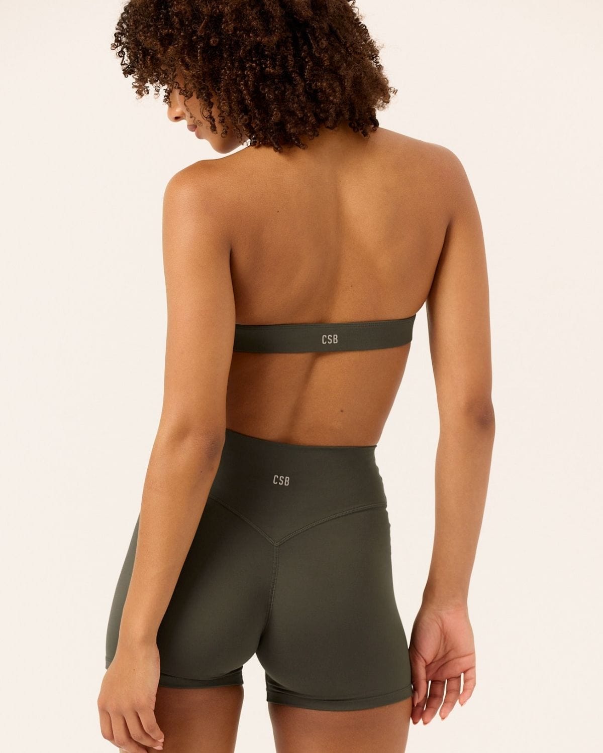Serenity Alani Crop | Deep Olive