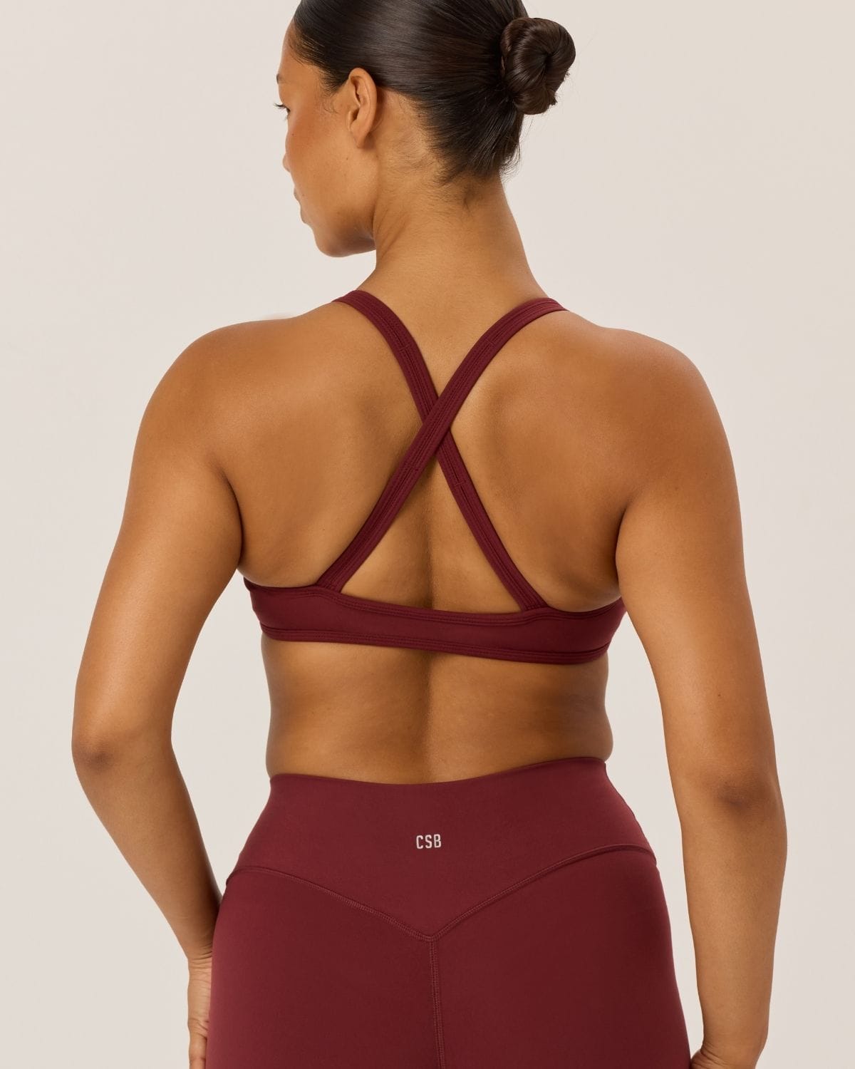 Serenity Millie Crop | Burgundy