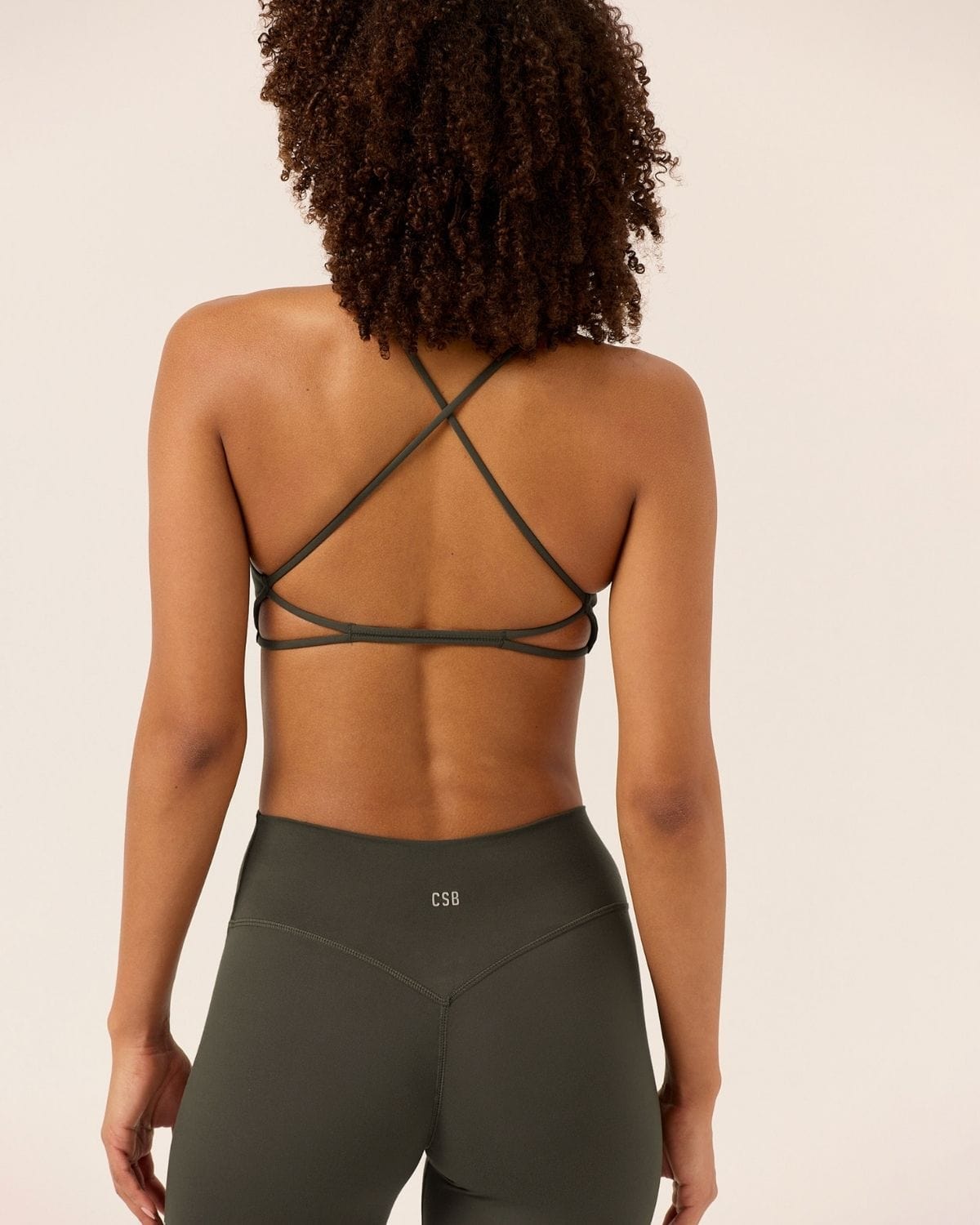 Serenity Chelsea Crop | Deep Olive