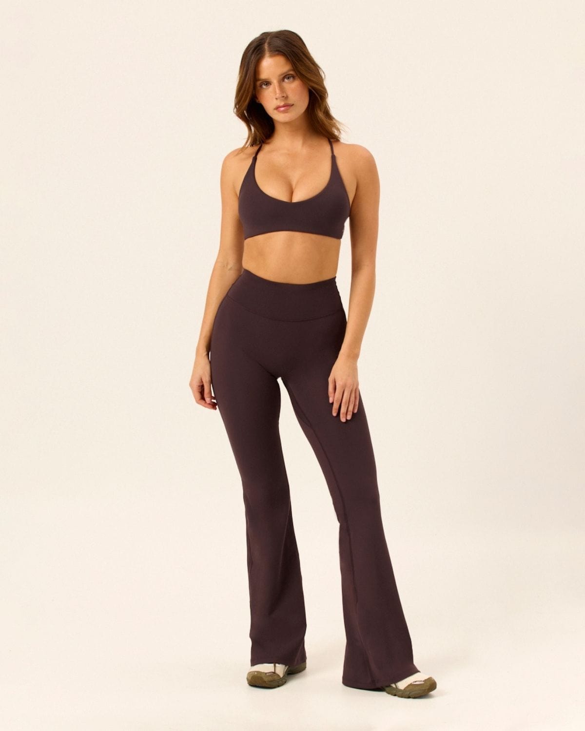 Form Invisible Scrunch Flare Leggings | Espresso