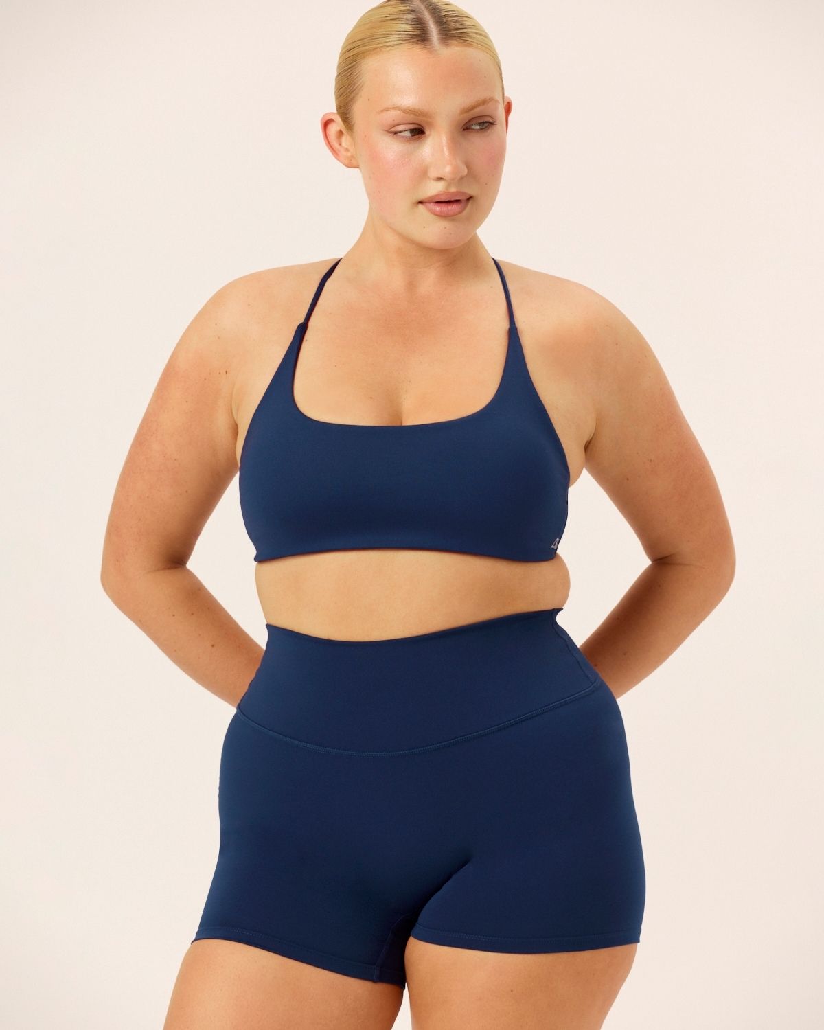 Serenity Lexi Support Crop | Navy