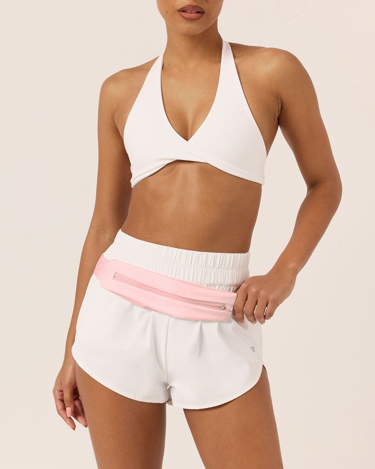 Slim Run Belt Bag | Light Pink