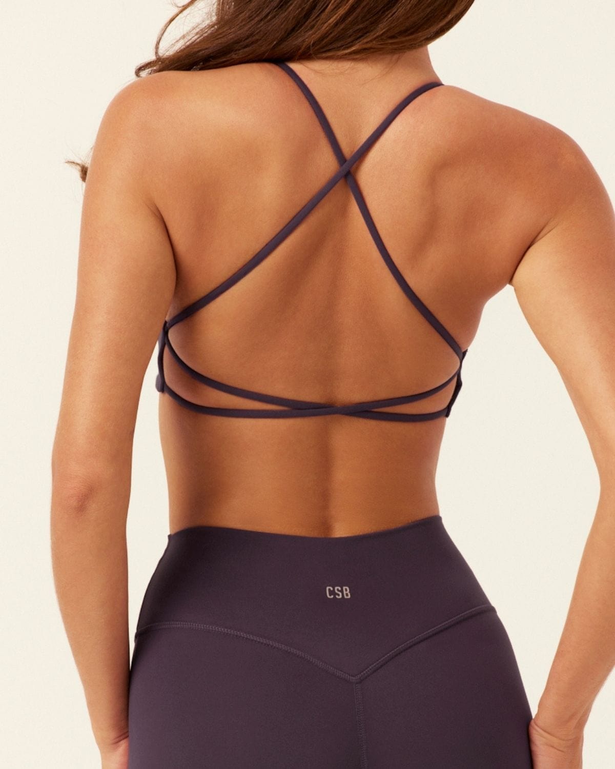 Serenity Lexi Support Crop | Plum