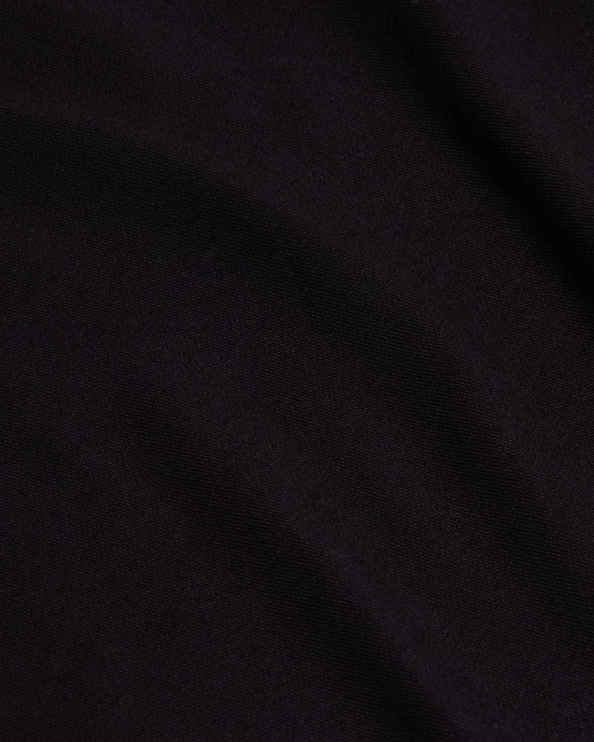 Foldover Jersey Capri Leggings | Black