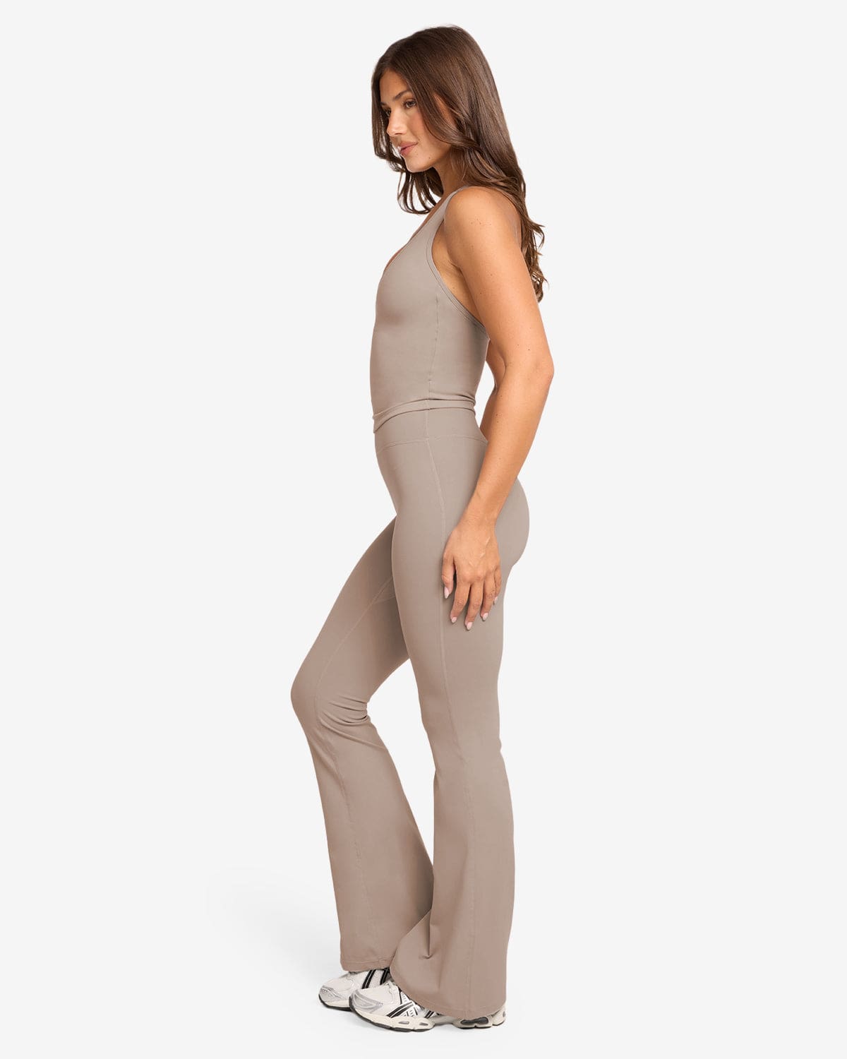 Form Invisible Scrunch Flare Leggings | Latte