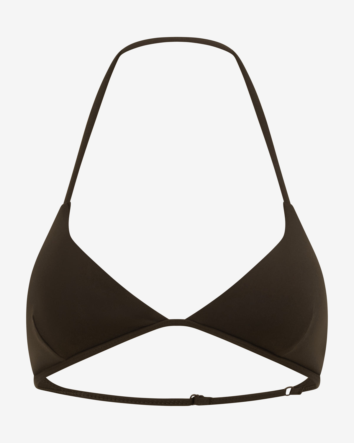 Form Micro Halter V Crop | Dark Chocolate
