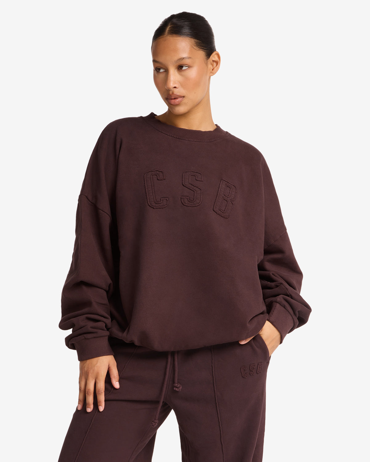 CSB Crewneck Sweatshirt | Espresso
