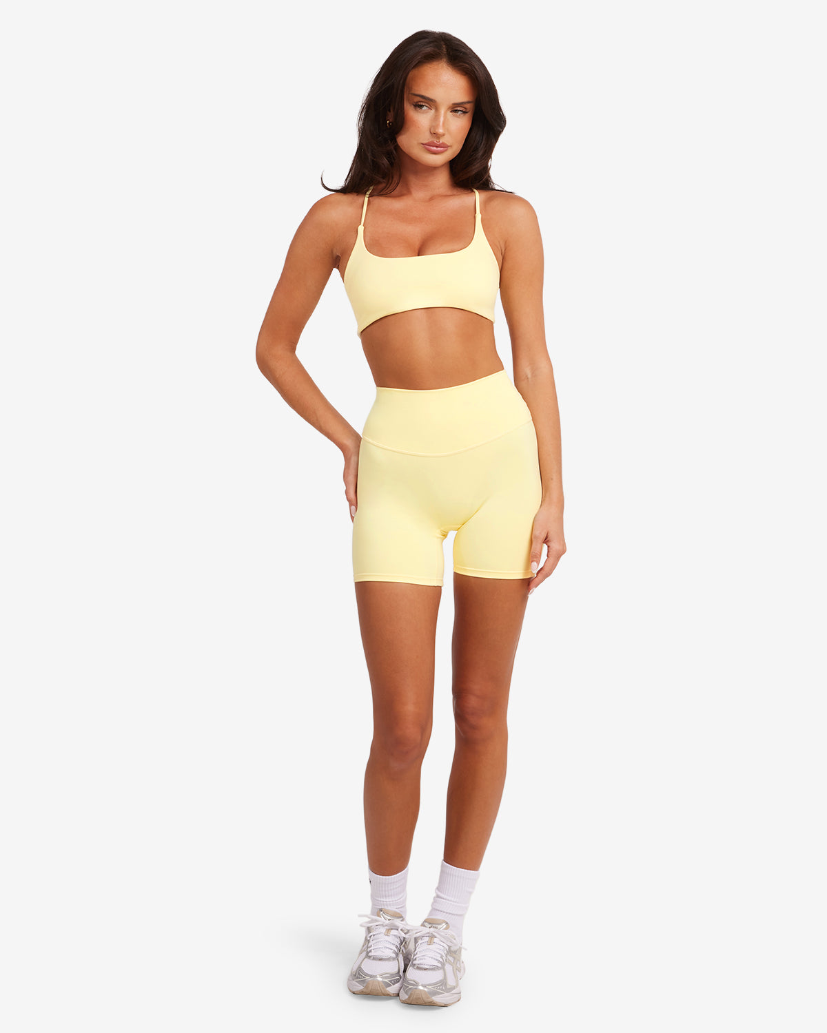 yellow activewear top