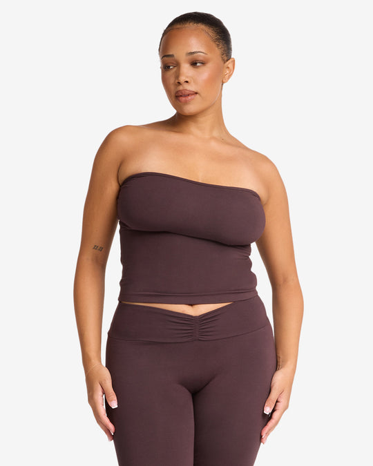 Longline Bandeau | Espresso
