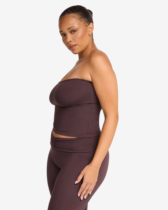 Longline Bandeau | Espresso