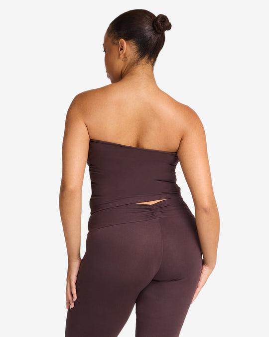 Longline Bandeau | Espresso
