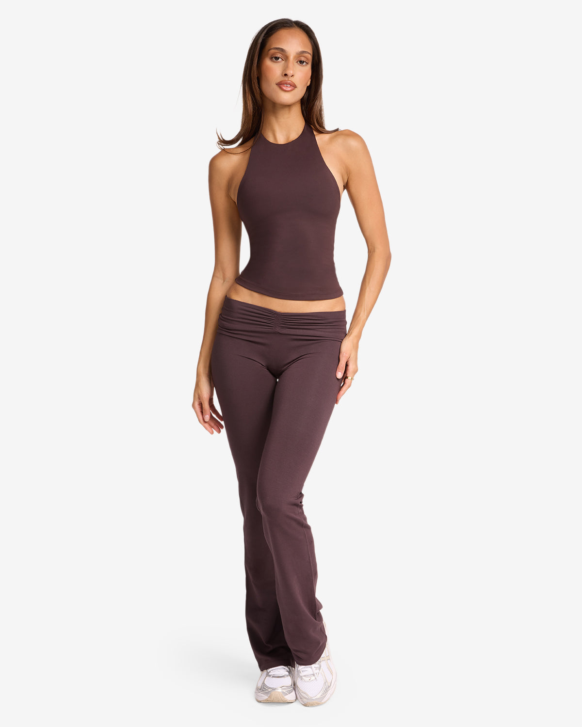 Ruched Yoga Pant | Espresso