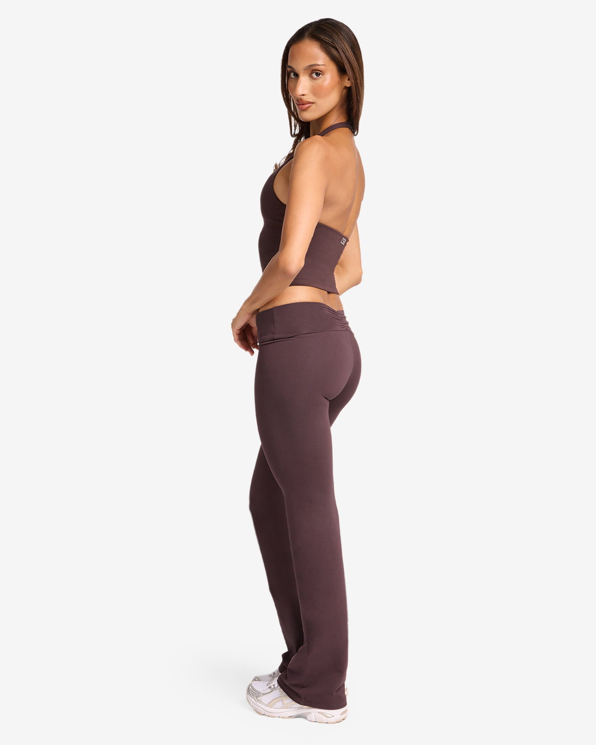 Ruched Yoga Pant | Espresso