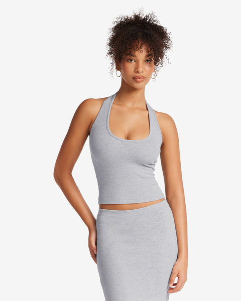 Ribbed High Neck Tank | Gap Factory