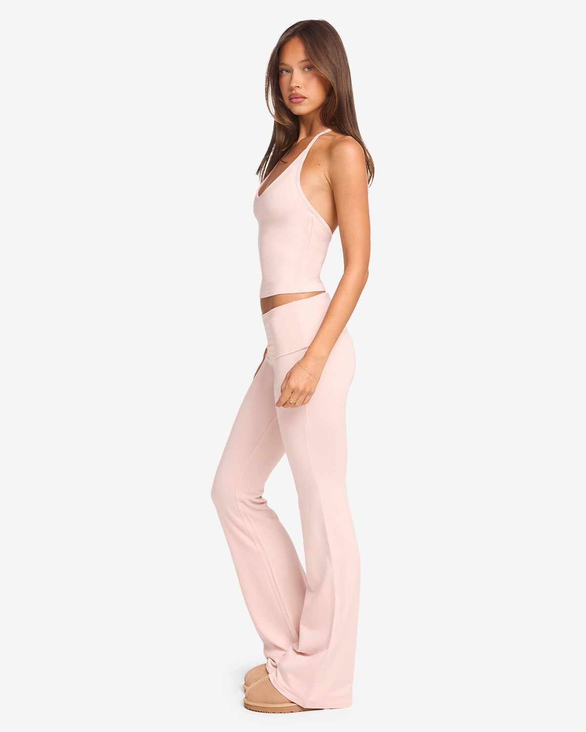 Jersey Flare Pant | Blush