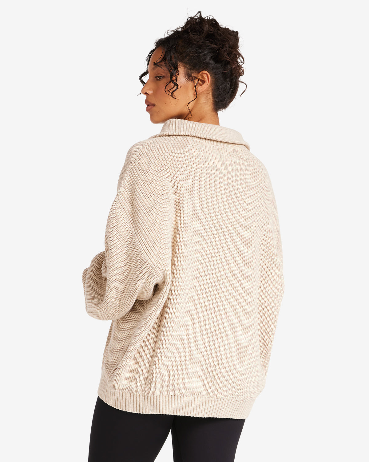 IM Oversized Knit Sweater | Oat Marl