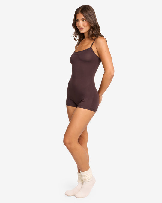 Sleep Romper | Espresso