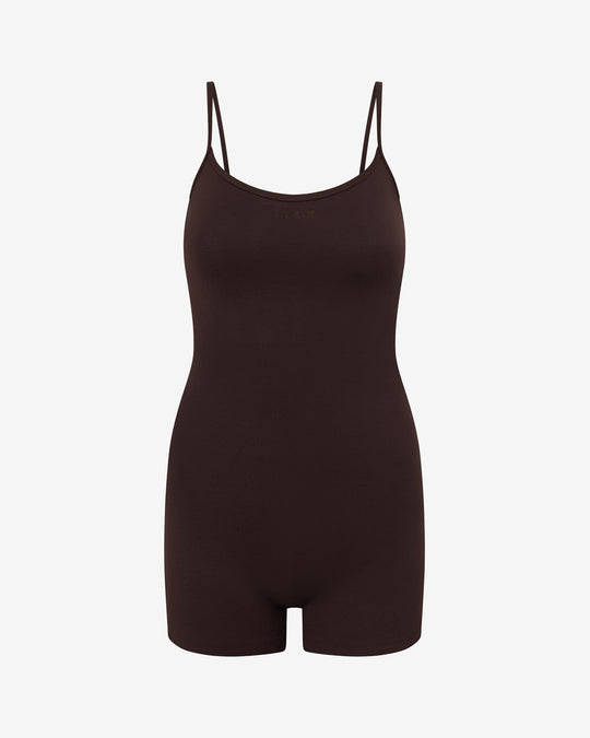Sleep Romper | Espresso