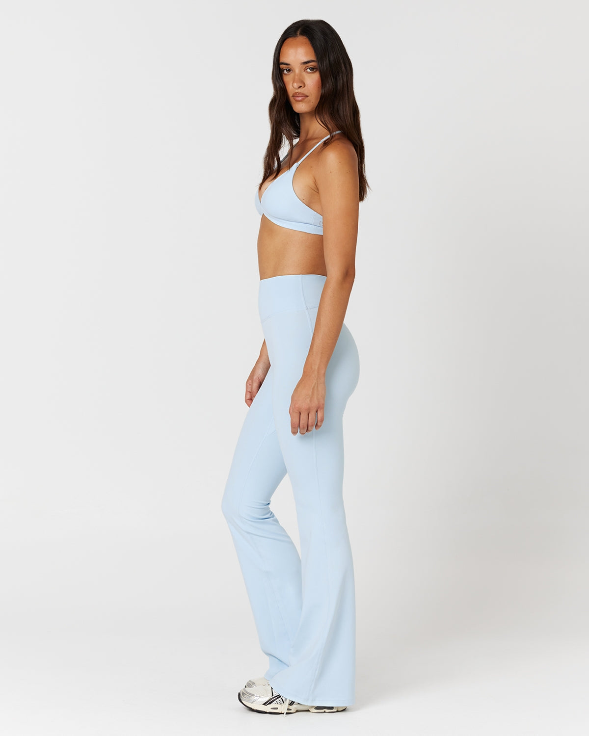 Form Invisible Scrunch Flare Leggings | Powder Blue