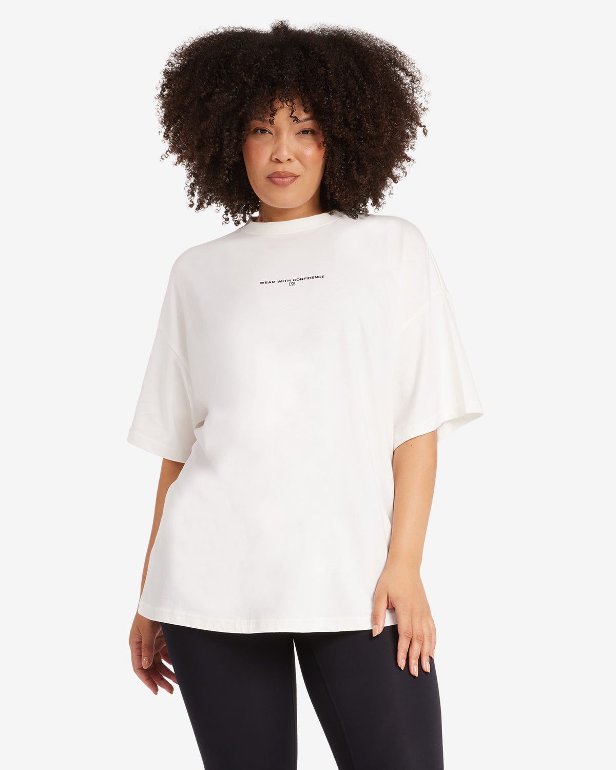 CSB Confidence Tee | White