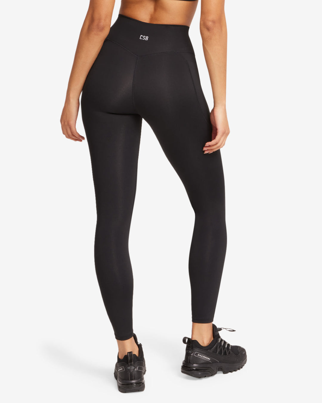 【ポイント10倍】 Pocket Contour Activluxe Leggings CSB – Black | ウォーキング・ランニングウェア