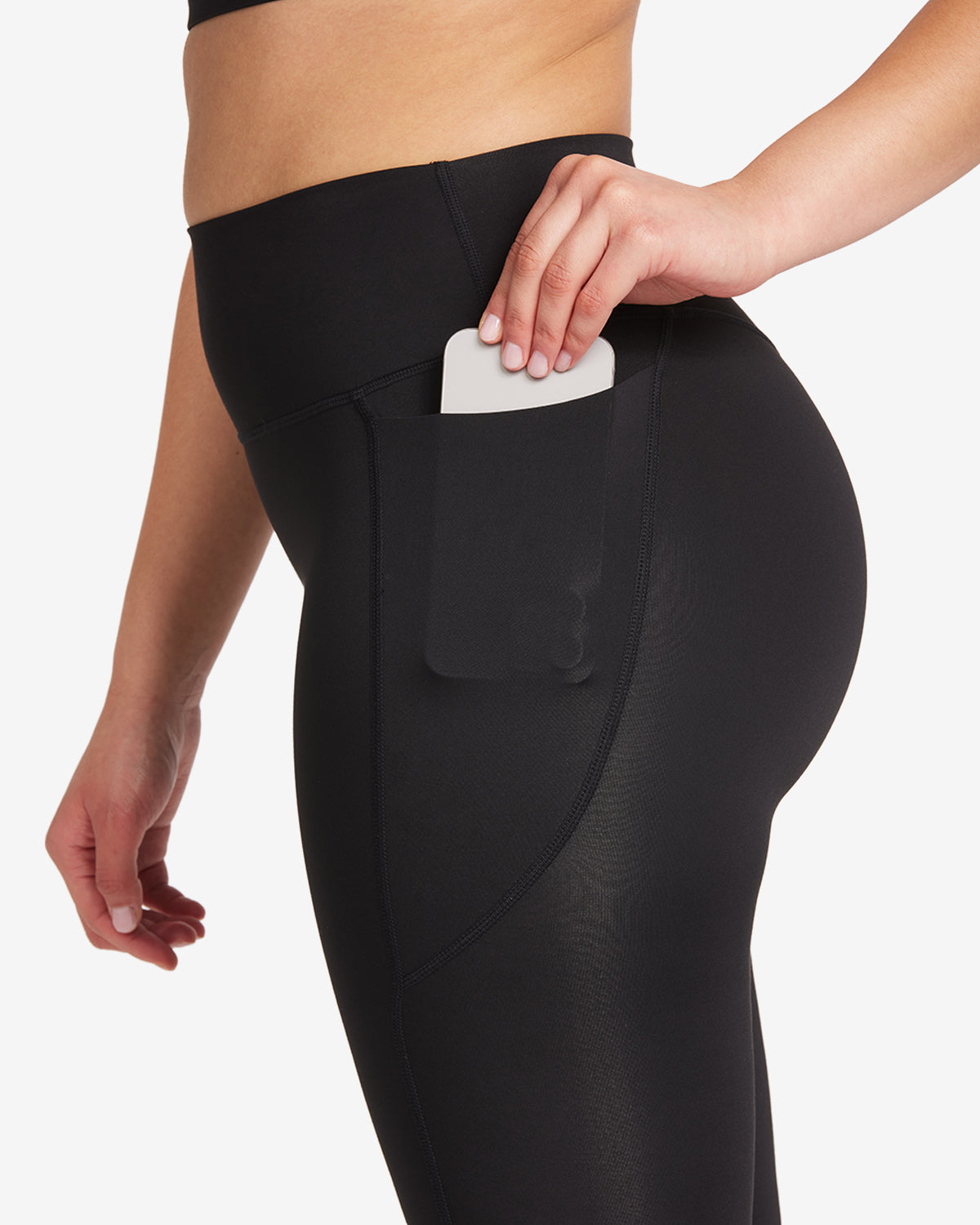 【CSB】ACTIVLUXE CONTOUR POCKET LEGGINGS Activluxe Contour Pocket Leggings | Black