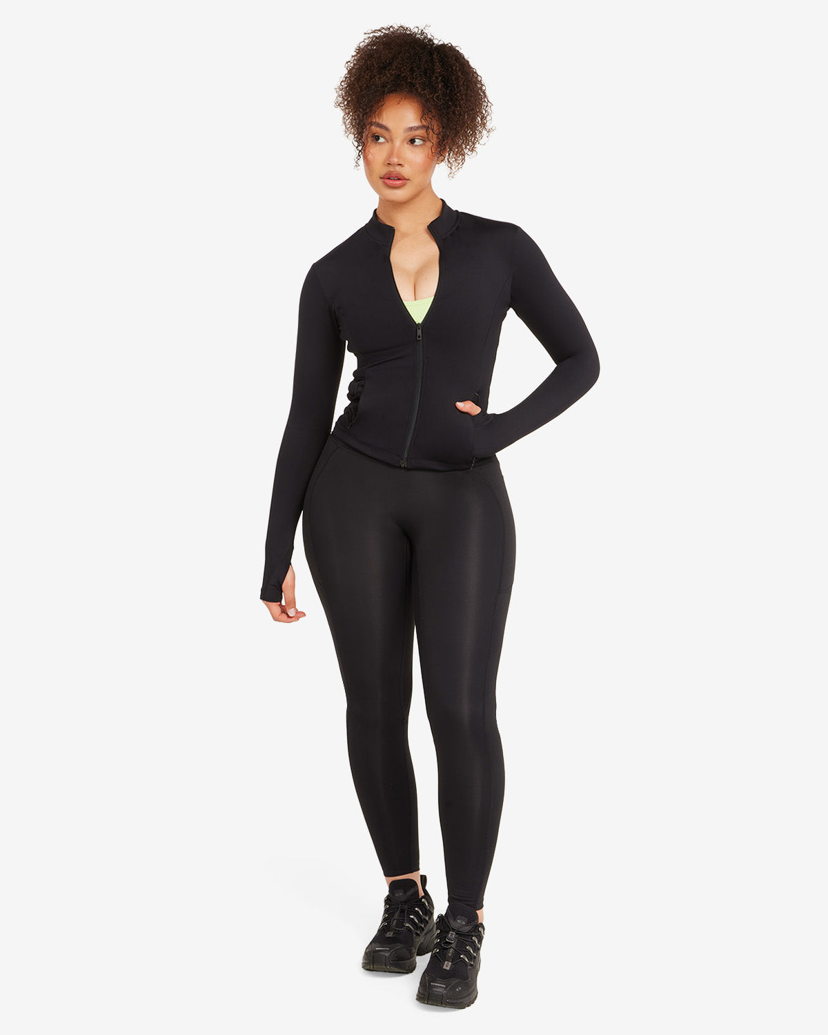 Activluxe Contour Pocket Leggings | Black
