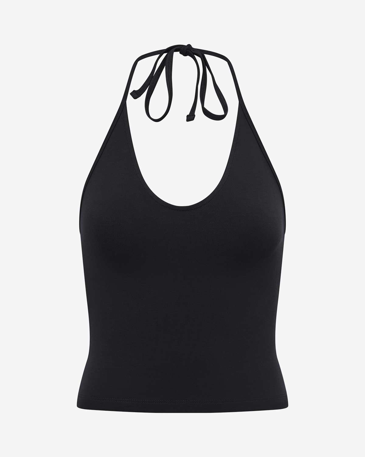 Halter Tie Tank | Black