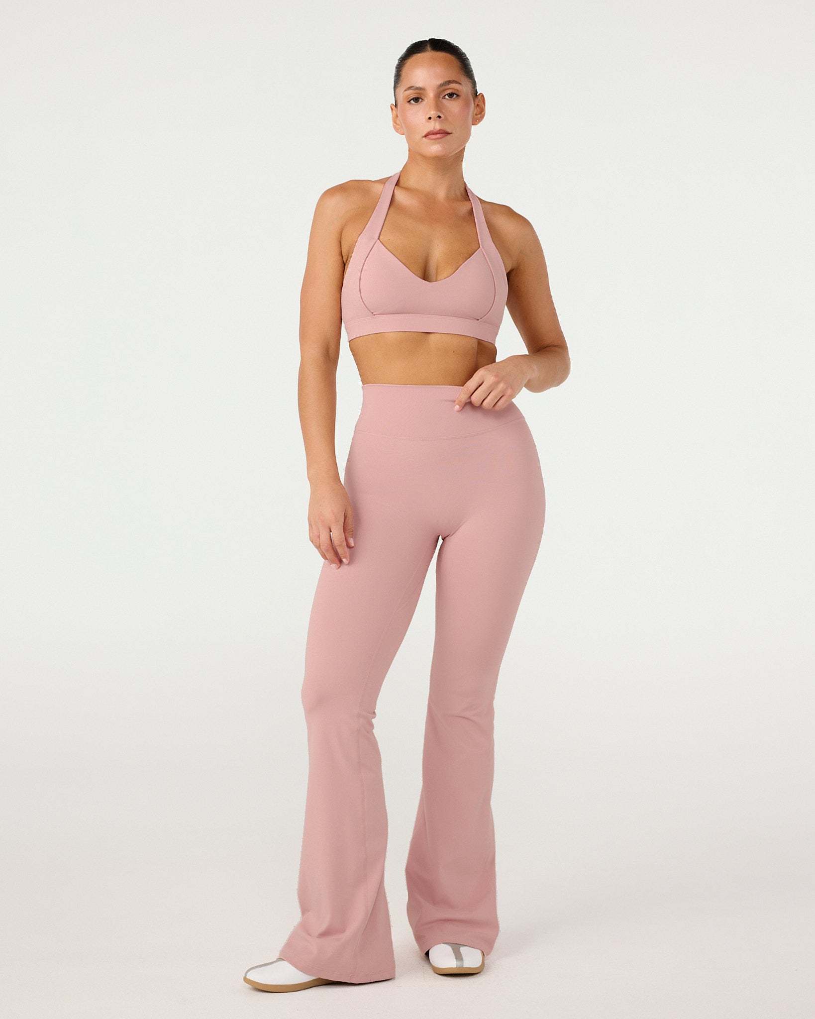 Form Invisible Scrunch Flare Leggings | Dusty Pink