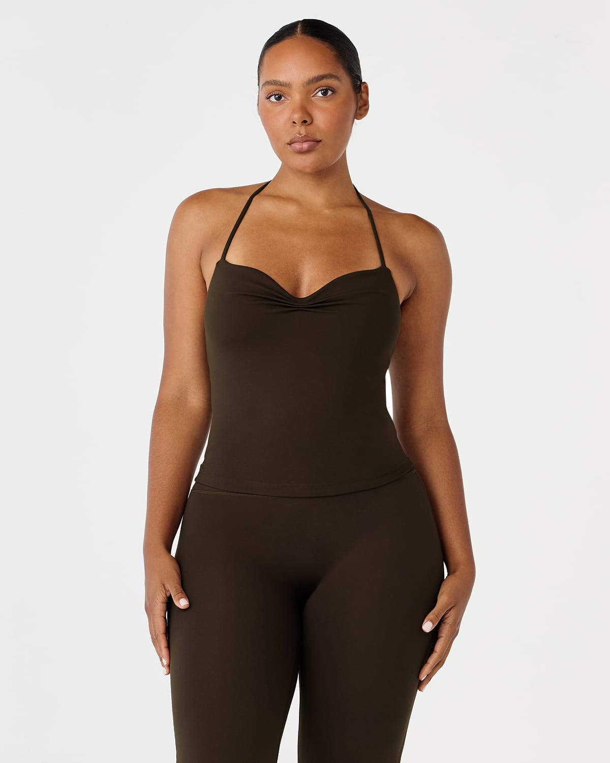 Form Cara Tank | Dark Chocolate
