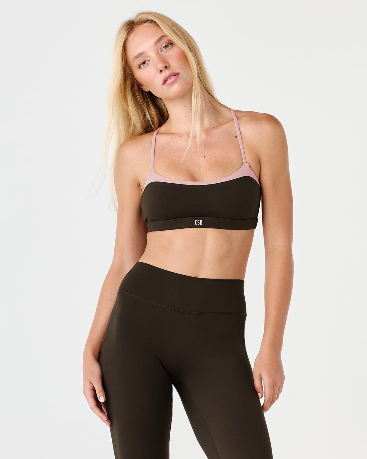 Form Gia Crop | Dark Chocolate Two Tone