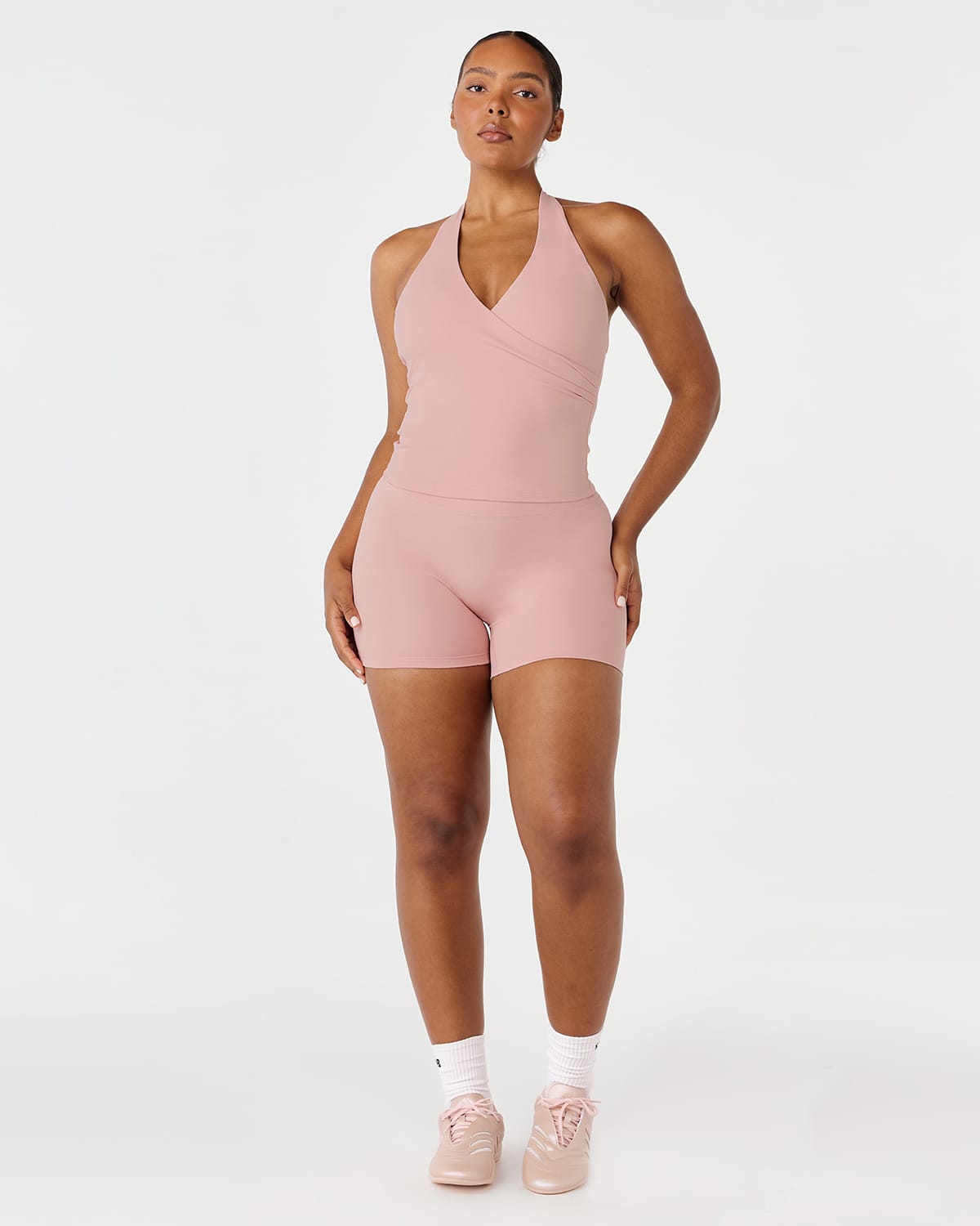 Form Invisible Scrunch Shorts 5" | Dusty Pink