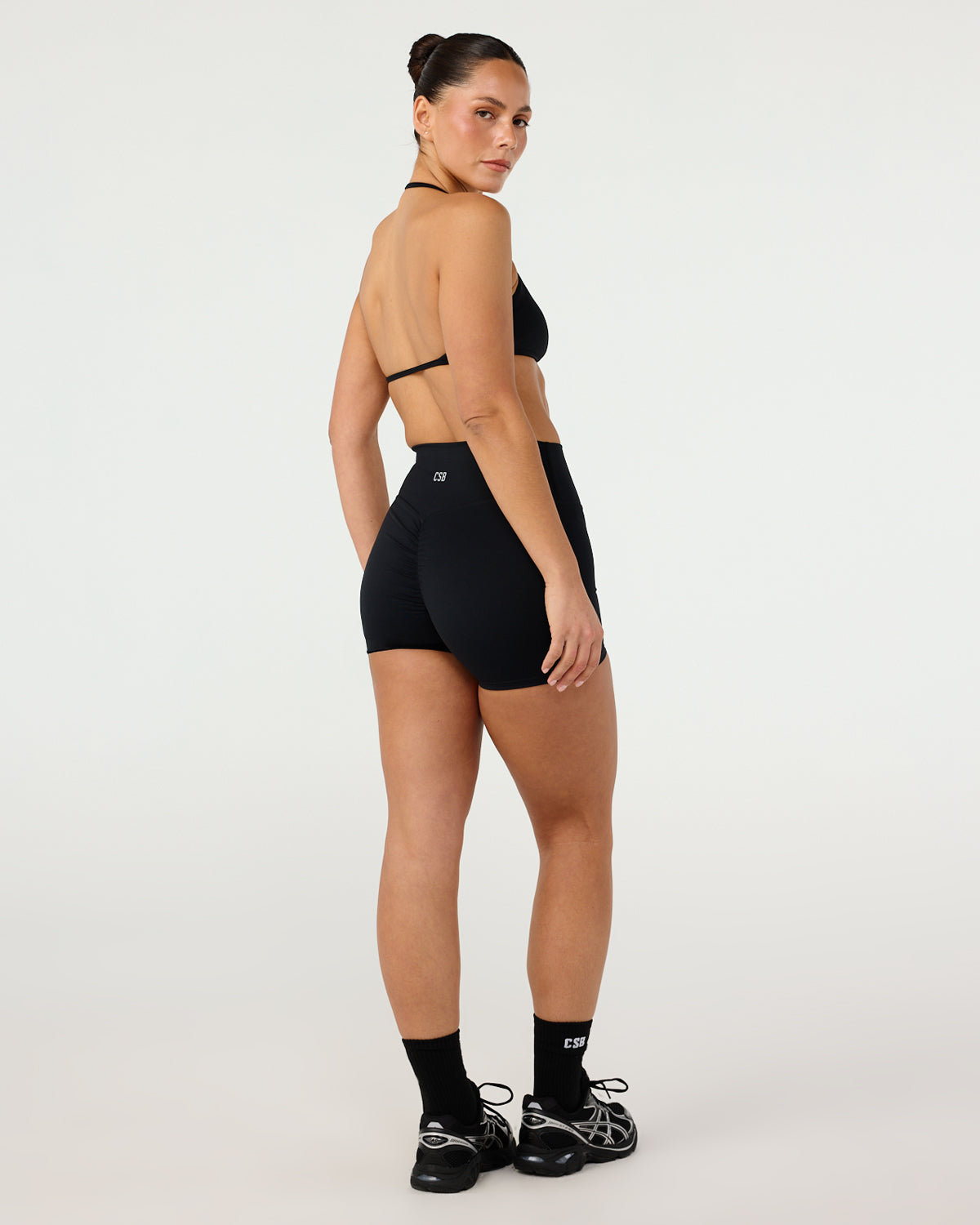 Freedom Scrunch Shorts 4" | Black