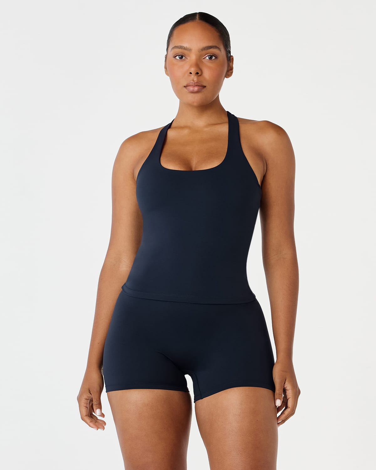 Fade Racerback Tank | Deep Navy