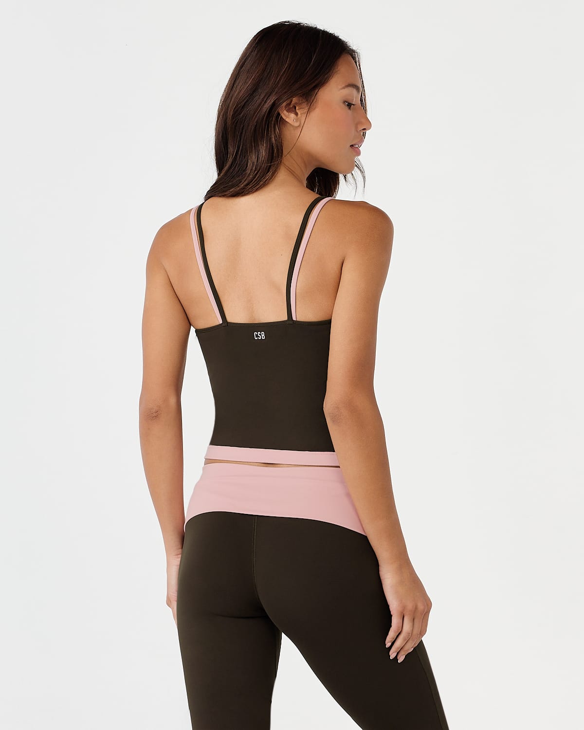 Form Reversible Layered Tank | Dark Chocolate Two Tone